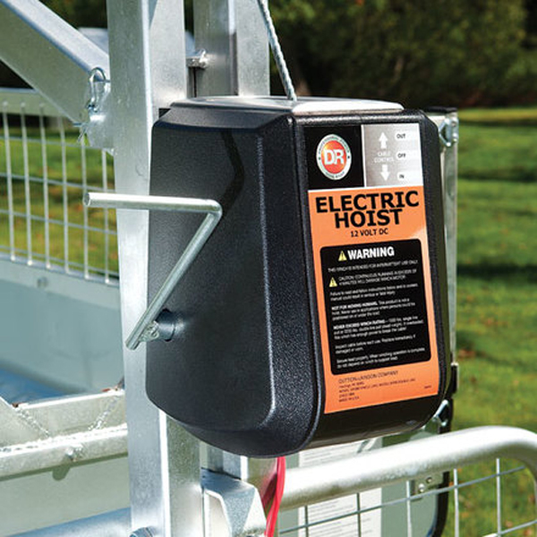 Electric Hoist for 1-Ton Versa-Trailer Powered dumping and lifting
